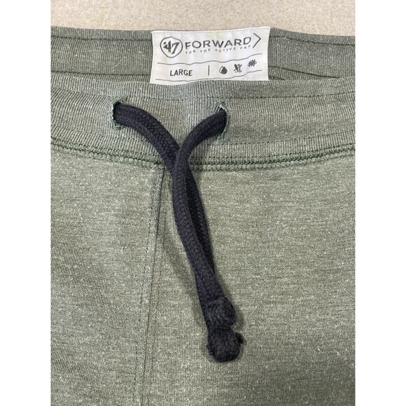 NCAA Oregon Ducks Women's Sz Large '47 Forward Stride Green Capri Pants College - Picture 11 of 14